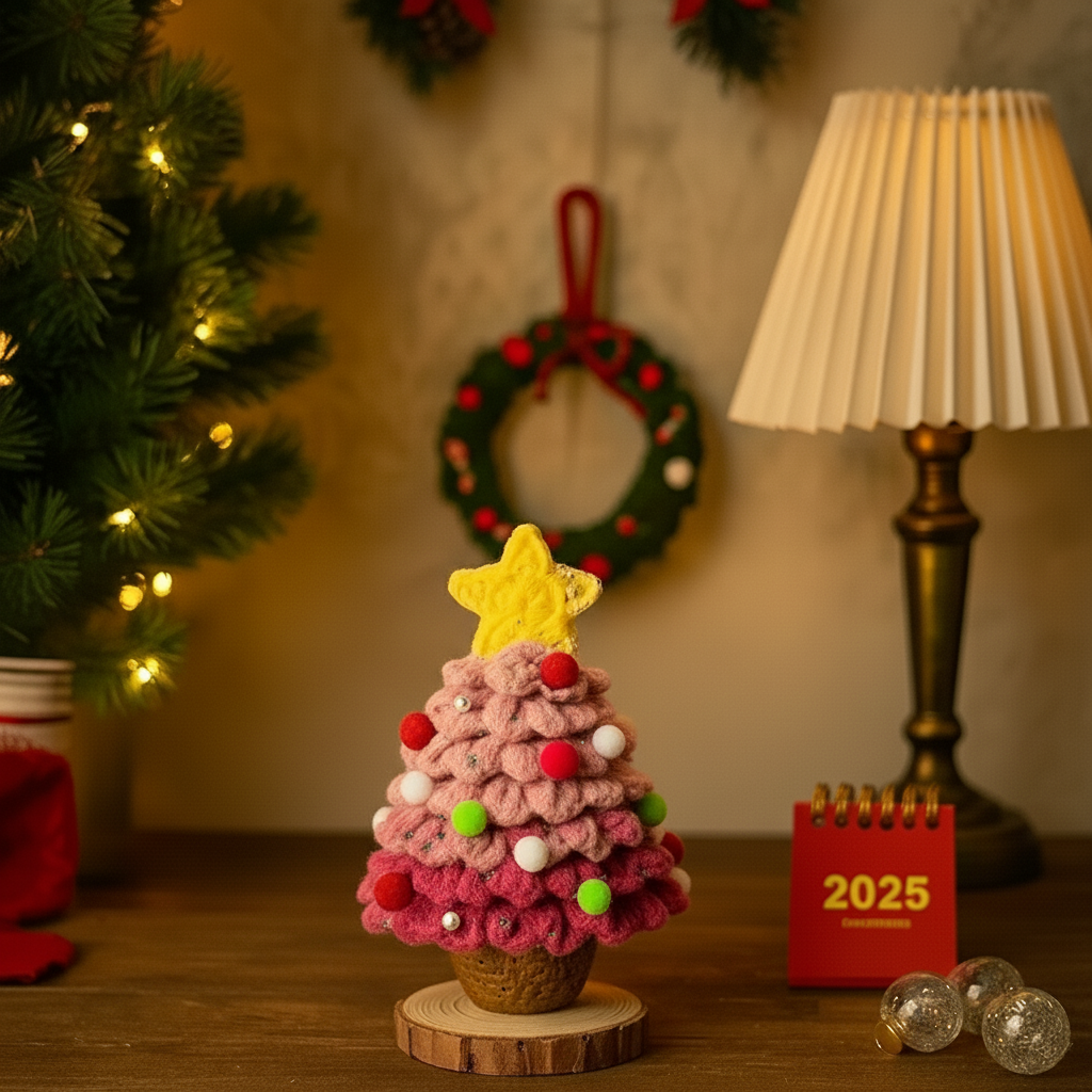 🎄✨ Hand-Knit Christmas Tree Decoration ✨🎄