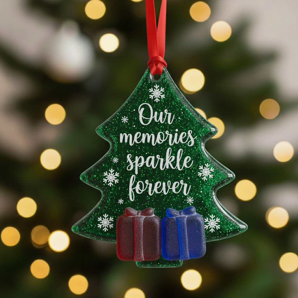 🌊🎄 Sea Glass Christmas Ornaments