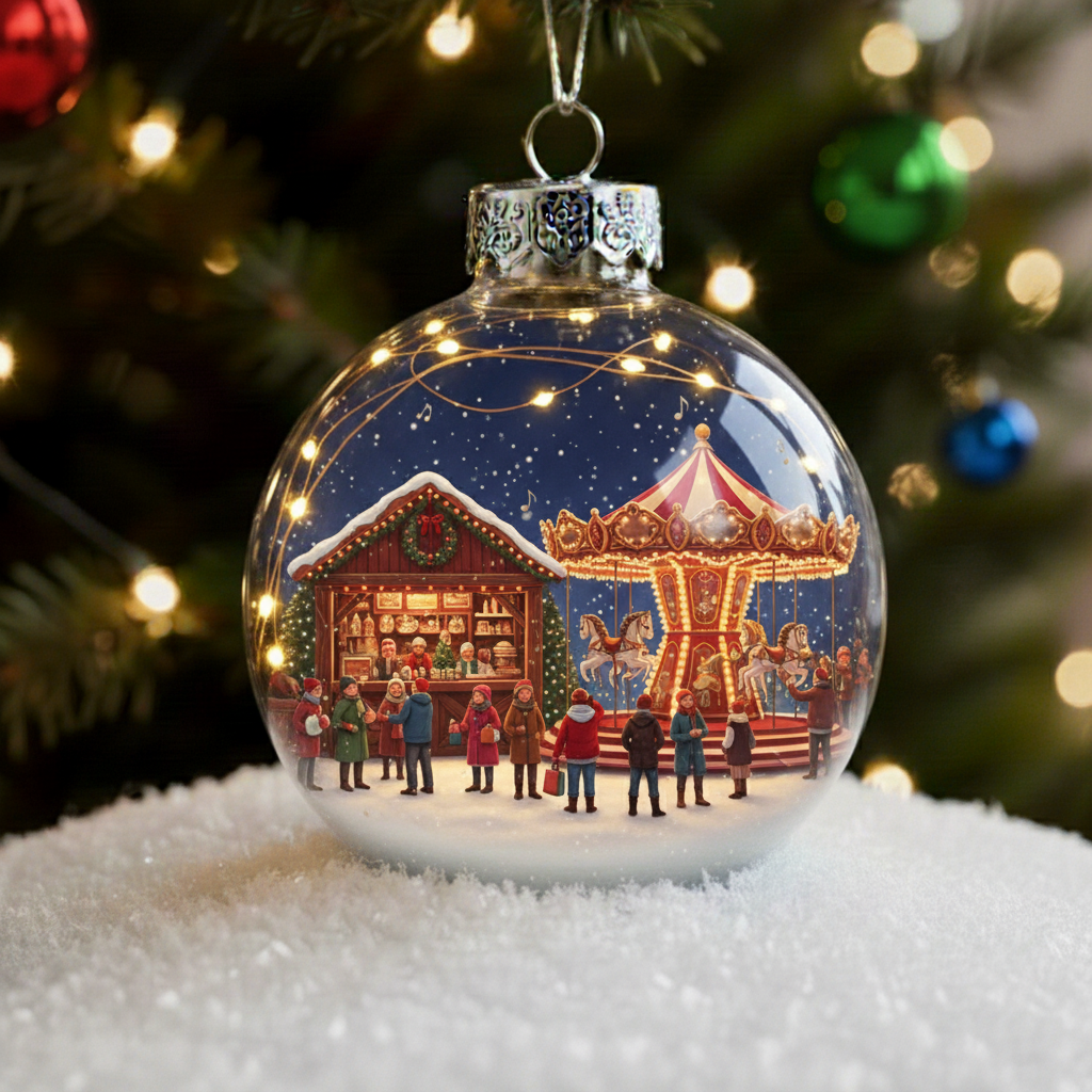 ❄️🎄 Enchanted Christmas Ball Ornaments