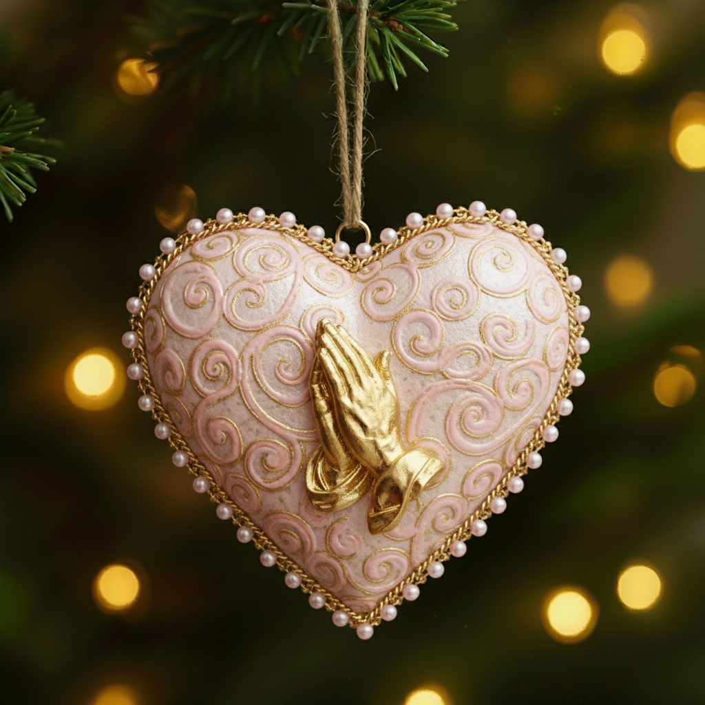 💖✨ Heart-Shaped Metal Pendants
