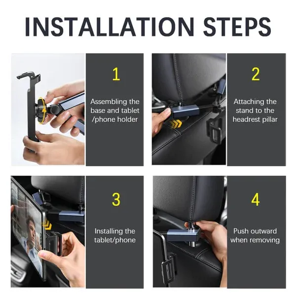Rotatable Retractable Multifunctional Car Phone Holder