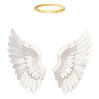 Personalized Pet Photo Angel Wing Solar Garden Light, 
