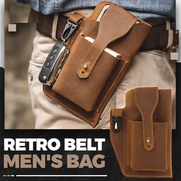 🔥Retro Belt Waist Men's Bag