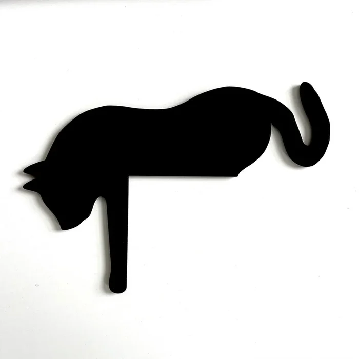 Halloween Black Cat Door Corner Sign Decoration