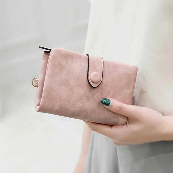 ☀️Mother's Day Hot Sale - Small Trifold Leather Wallet for Women