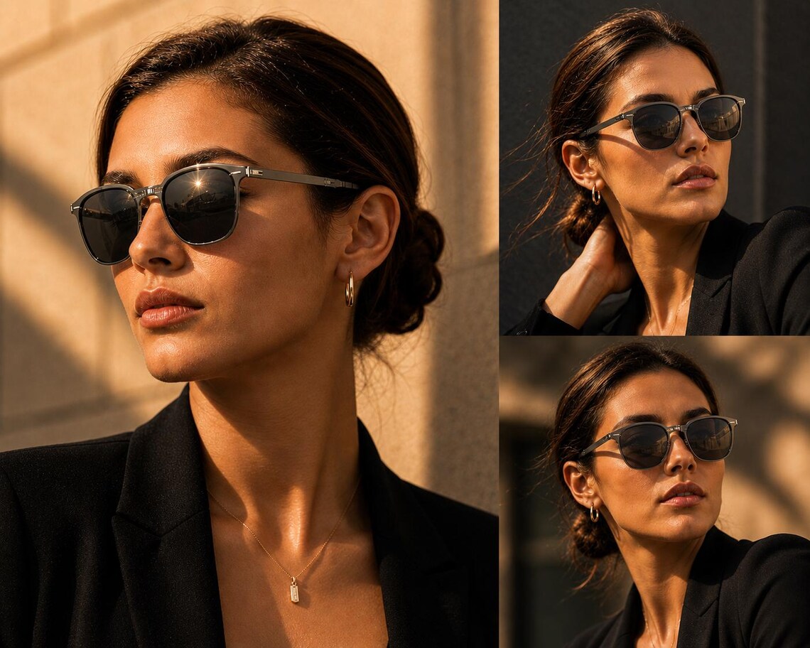 Ultra Slim Foldable Polarized Metal Square Sunglasses | Portable Travel Pocket Sunnies For Men & Women