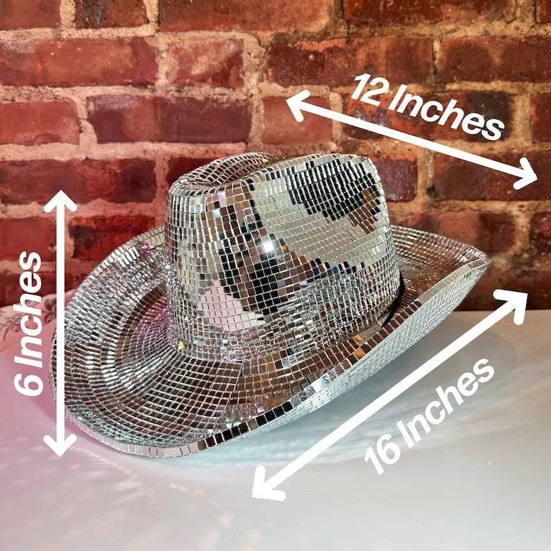 Disco Ball Cowboy Hat🤠