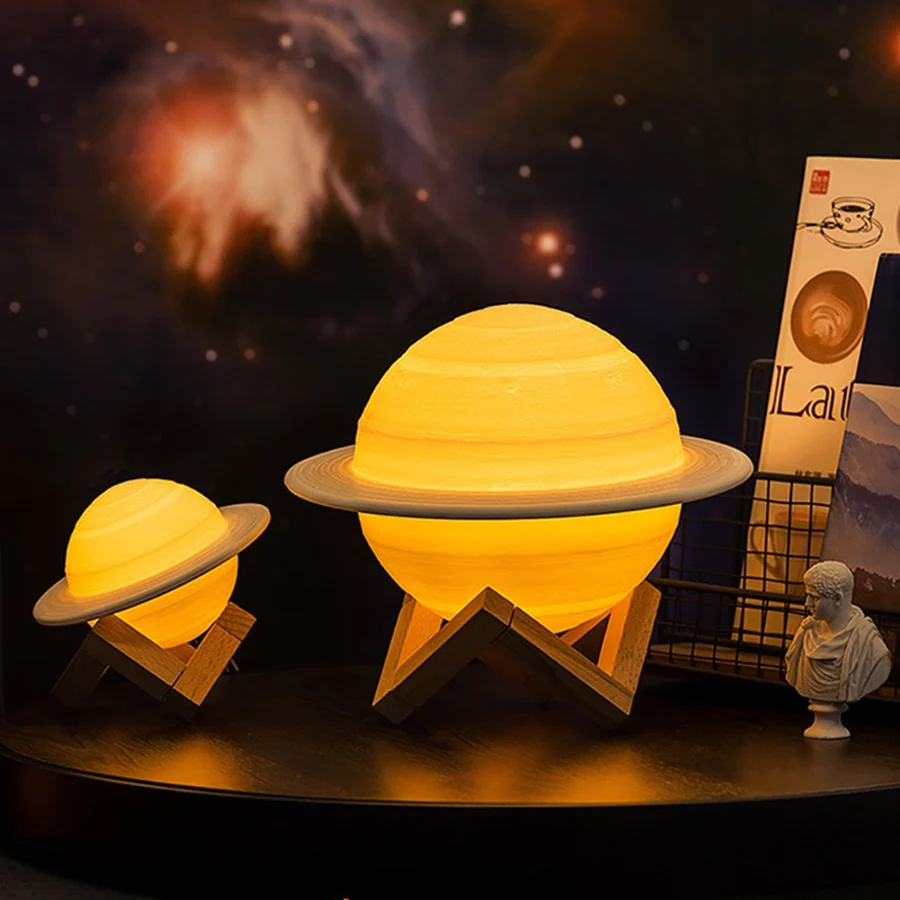 ⭐Saturn Lamp Home Decoration Night Light🌃