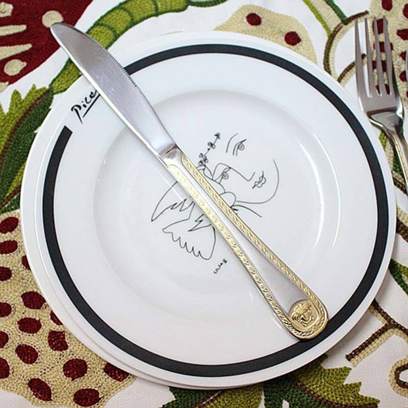 4pcs Vintage Western Cutlery Set