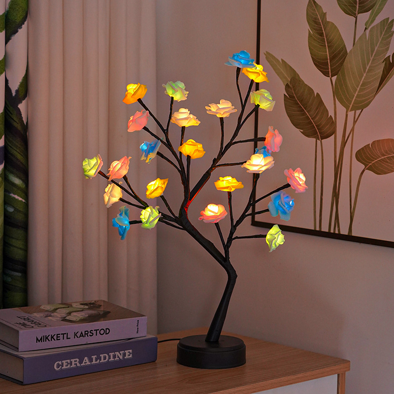 💕Best Gift💕Forever Rose Tree Lamp