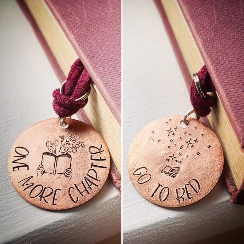 Flip Coin Decision Maker Bookmark-Book Lover Gift