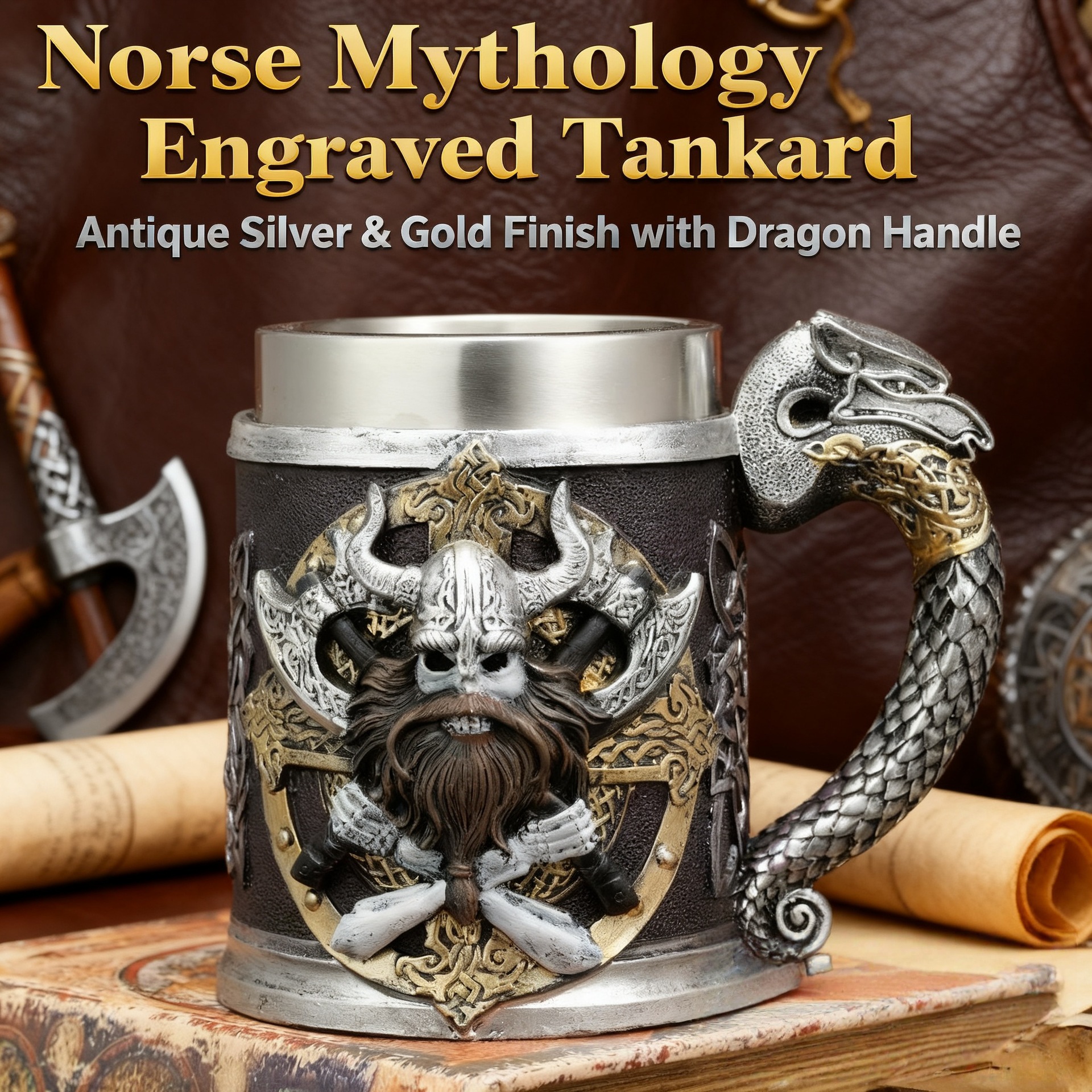 ⚔️ Viking Duel Tankard: Drink Like a Legend, Forged in Valhalla