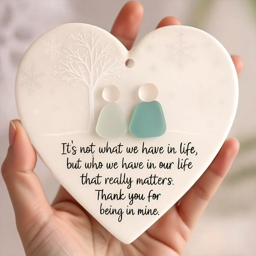 Heart Shaped Friendship Ornament