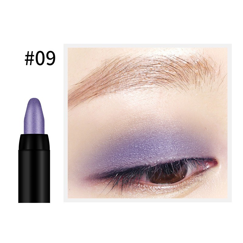 15 Color Highlighter Eyeshadow Pencil Waterproof Glitter Eye Shadow Eyeliner Pen