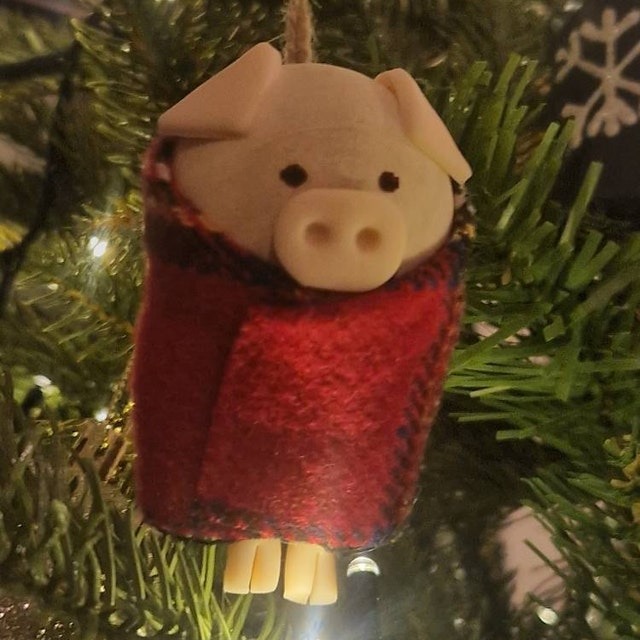 Pigs in blankets Christmas decoration