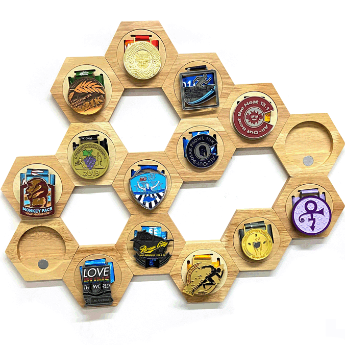 Solid Wood Medal Hangers