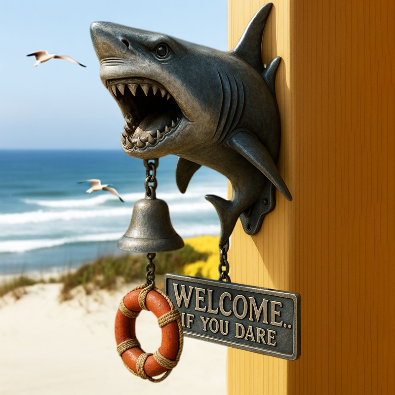 Shark Attack Wall Bell