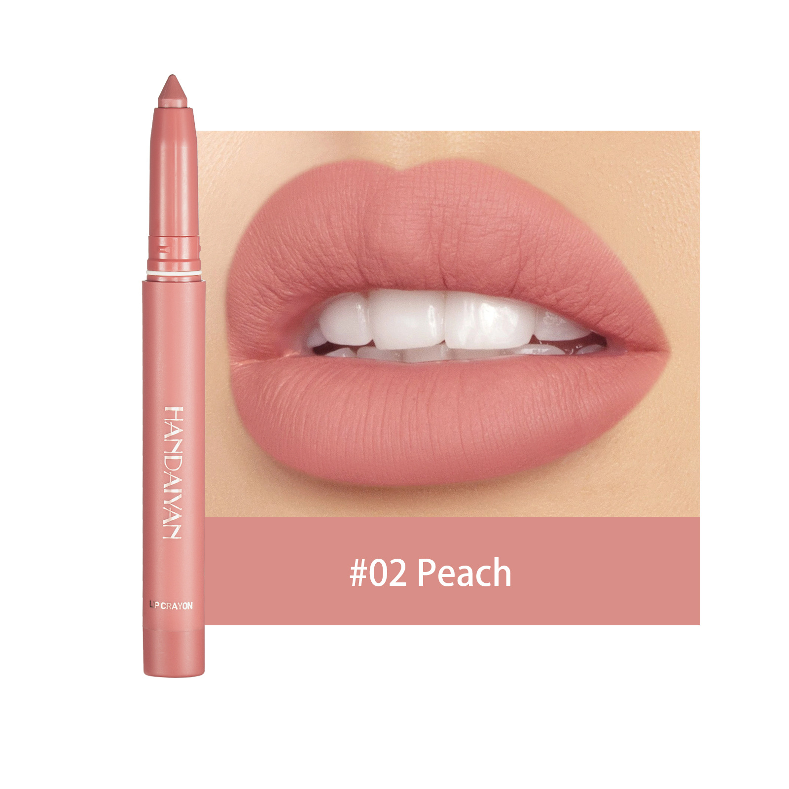 HANDAIYAN™12 Color Rotating Sharpenable Matte Lipstick Pencils