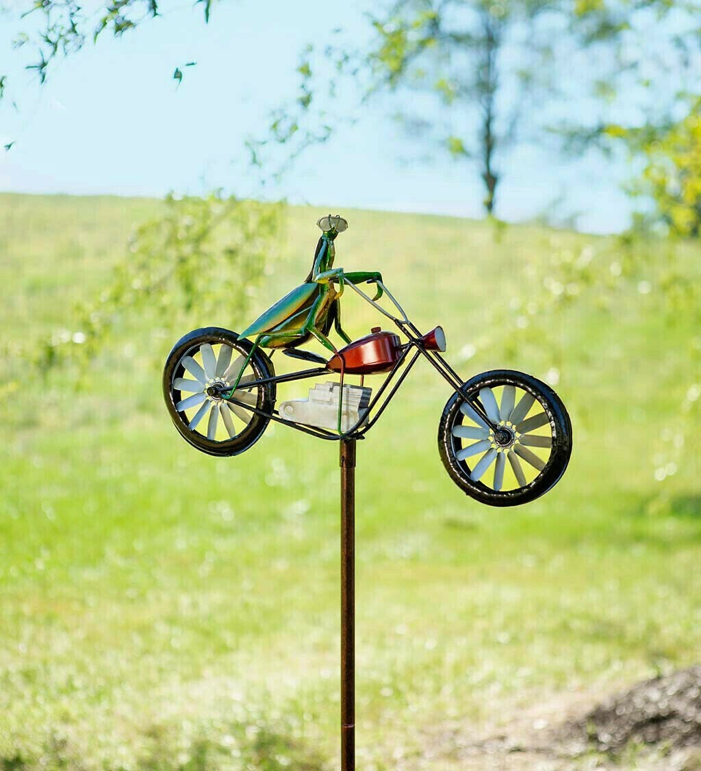 🔥Last Day 49% OFF🥳 Vintage Bicycle Metal Wind Spinner🐱🐸