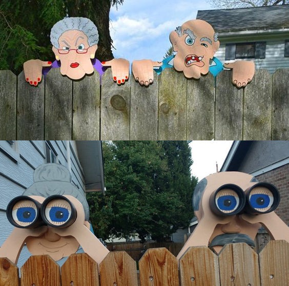 Garden Gossipers - Nosy Neighbor Couple