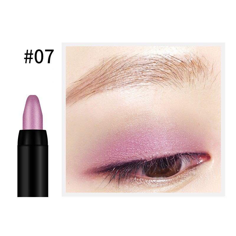 15 Color Highlighter Eyeshadow Pencil Waterproof Glitter Eye Shadow Eyeliner Pen