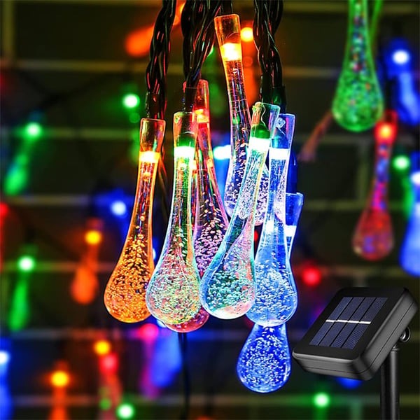 LAST DAY 50% OFF🔥Water Drop Solar Lights