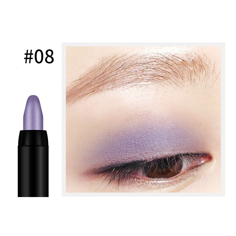 15 Color Highlighter Eyeshadow Pencil Waterproof Glitter Eye Shadow Eyeliner Pen