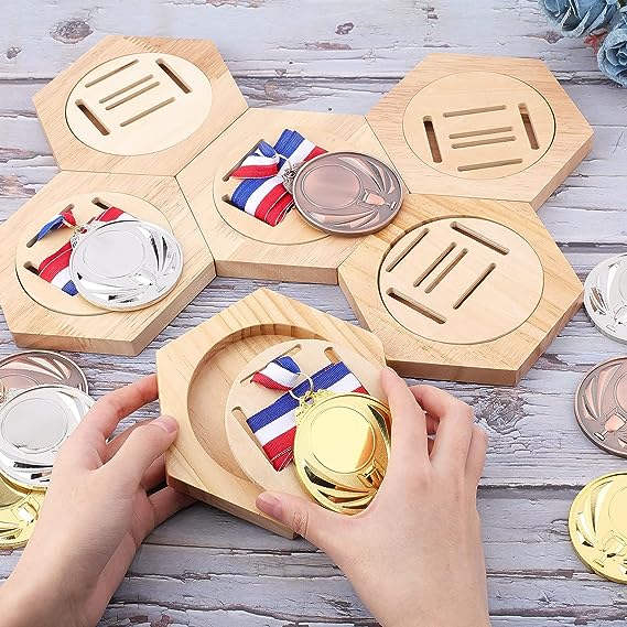 Solid Wood Medal Hangers