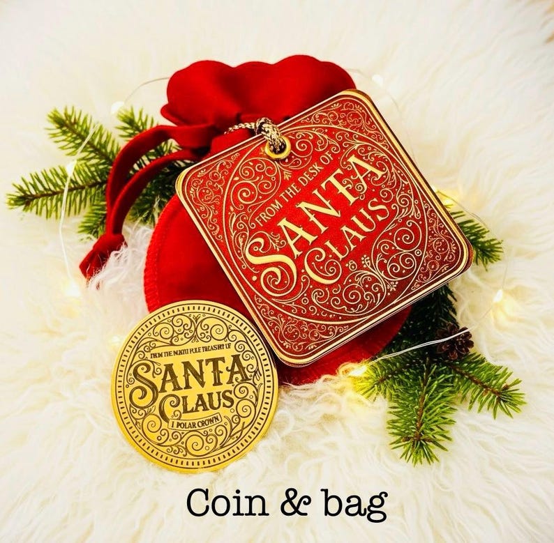 Santa Gold Coin