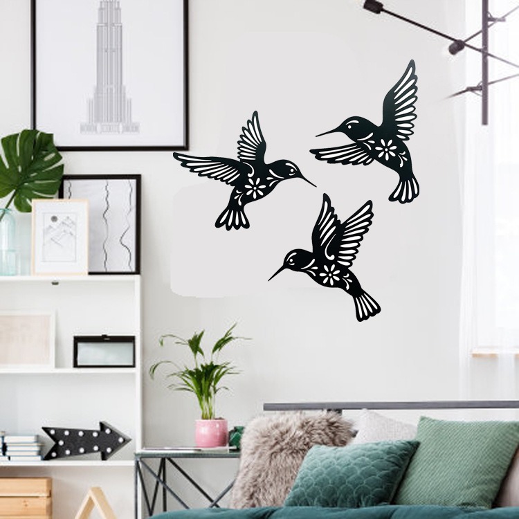 🔥BIG SALE 49%-OFF🔥Set of 3 Metal Hummingbird Wall Art Decor