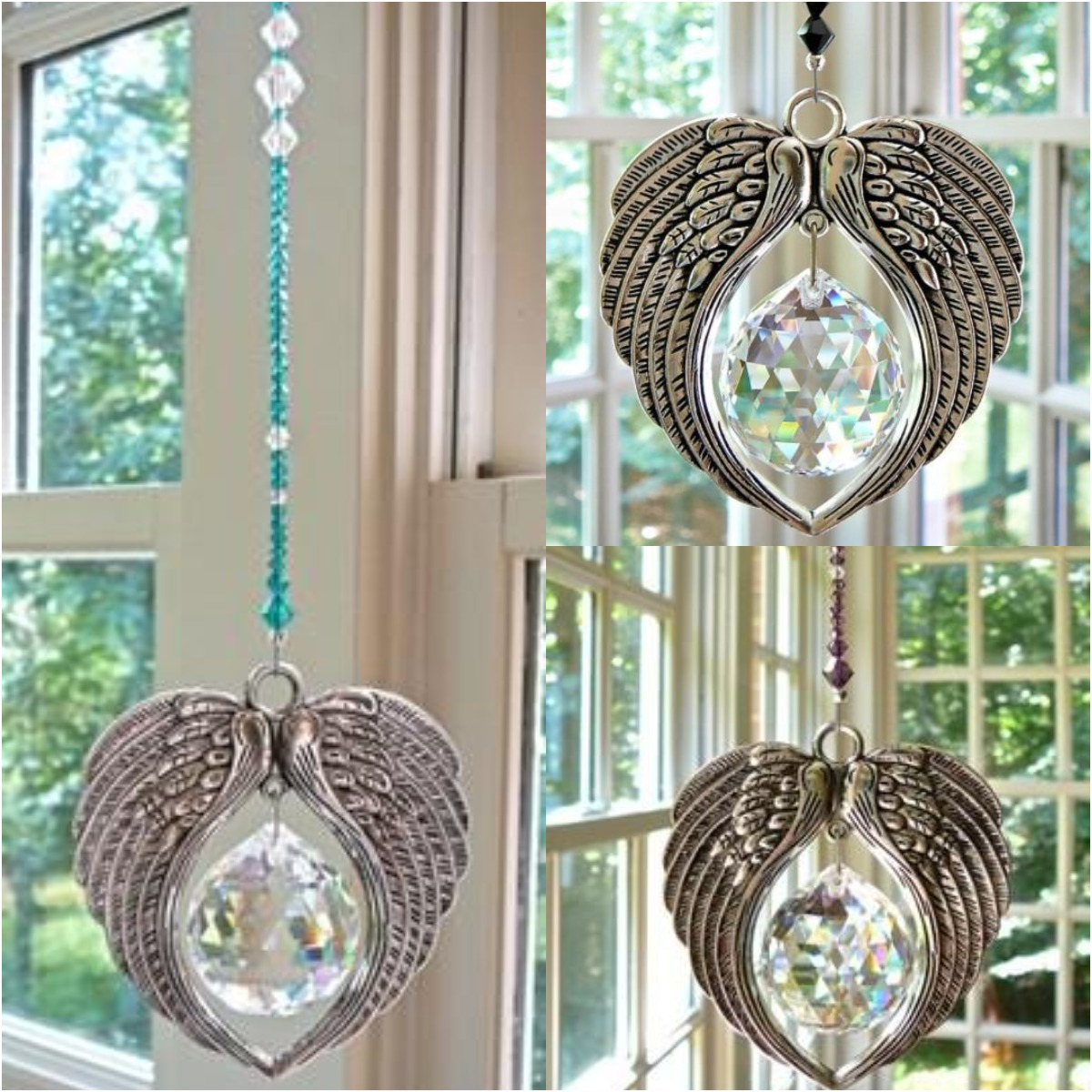 🔥UP TO 50% OFF💎Angel Wings Crystal Pendant Suncatcher