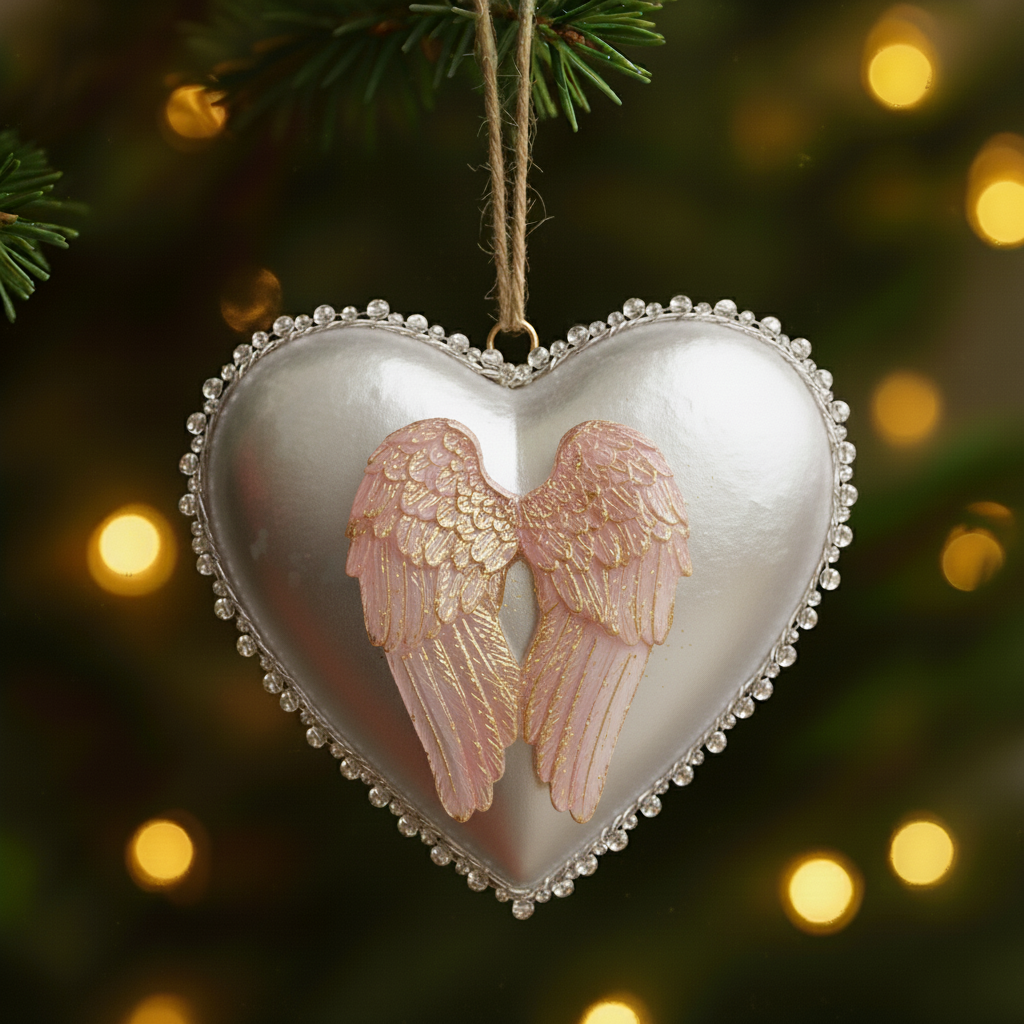 💖✨ Heart-Shaped Metal Pendants