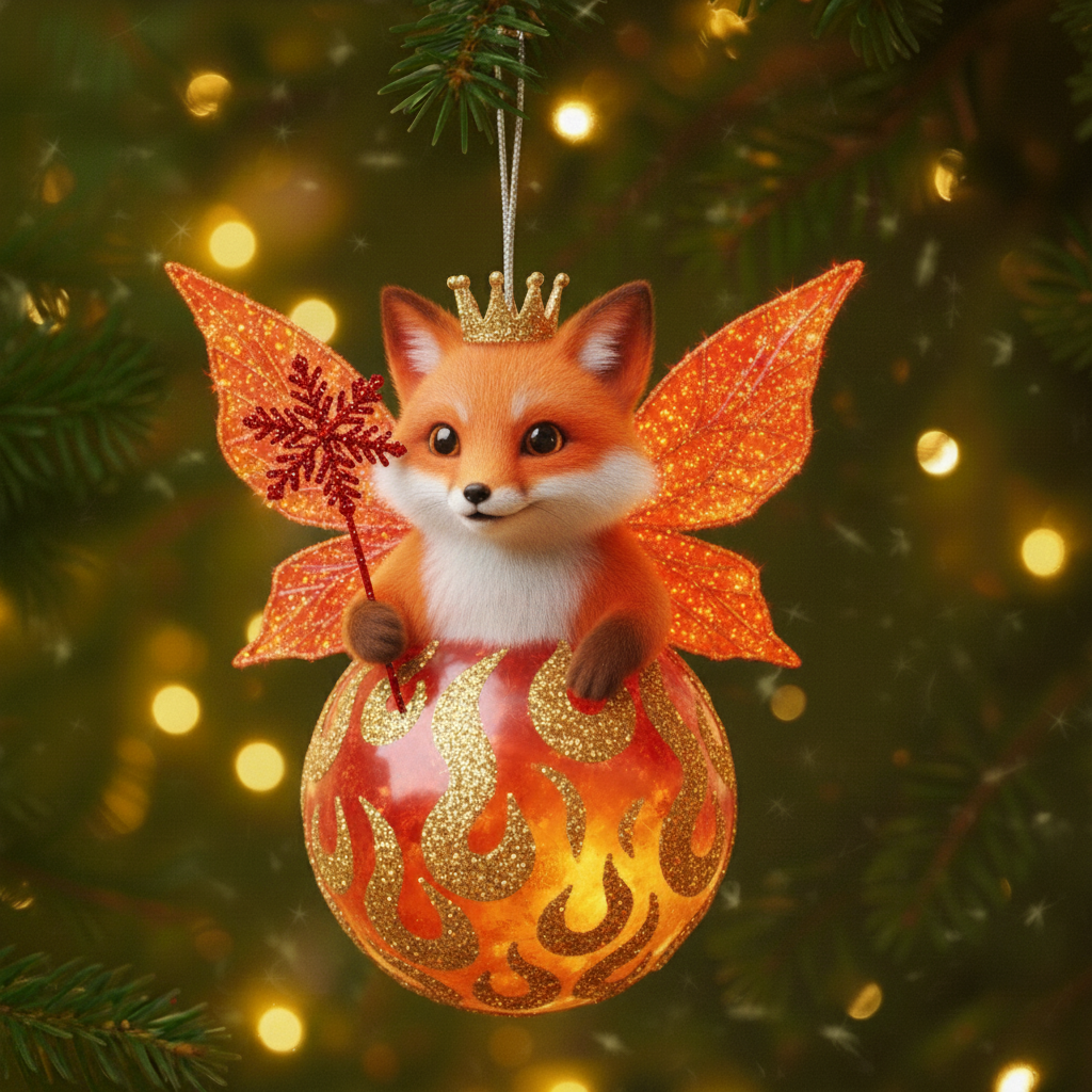 🎄🦌 Christmas Animal Ornament Balls
