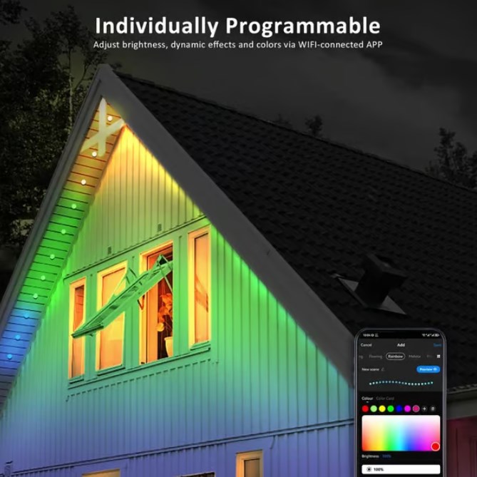 🎅 Early Christmas 70%OFF🎅 - Smart Rainbow LED Permanent Outdoor Light