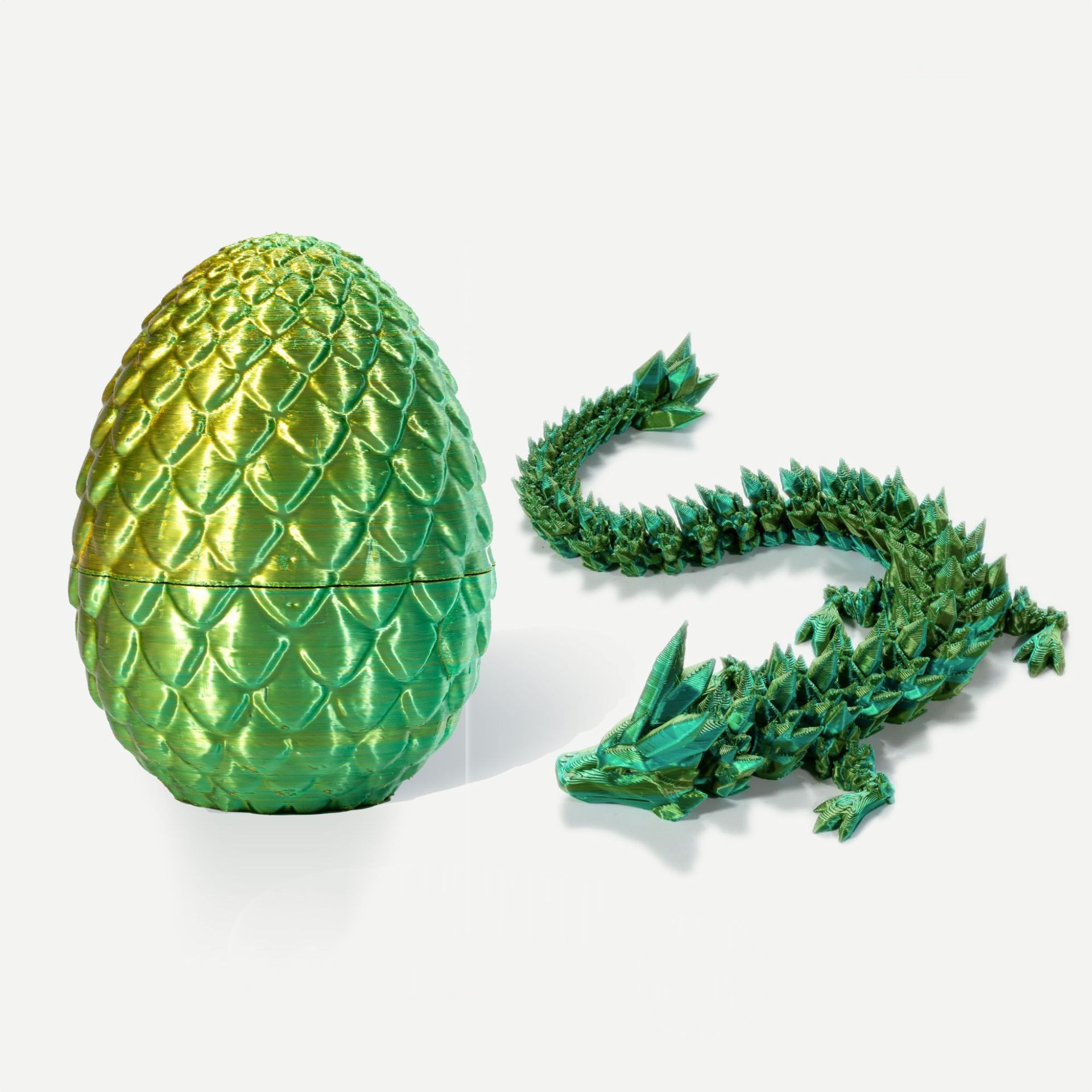 🐉3D-Printed Articulated Crystal Dragon