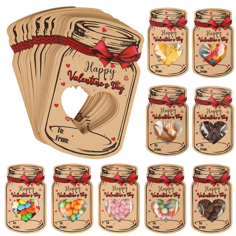 🍬Funny Kids Personalised Candy Valentine's Day Cards