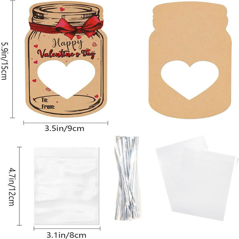 🍬Funny Kids Personalised Candy Valentine's Day Cards