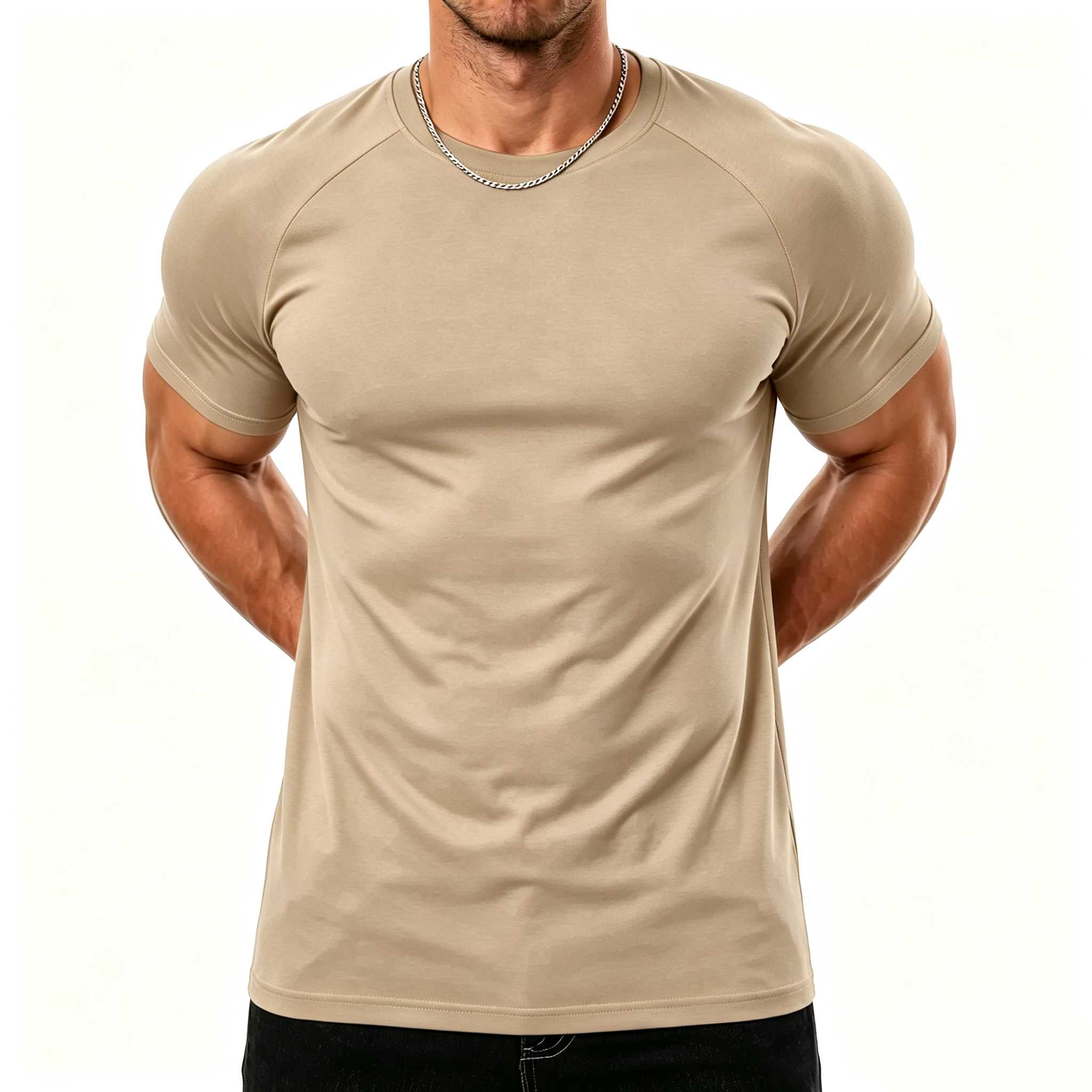 Men's Athletic Tapered Fit Raglan Sleeve Tee