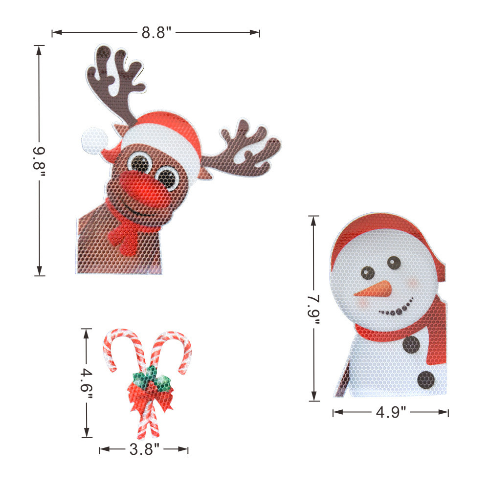 2023 Reflective Light Bulb Magnet Decorations