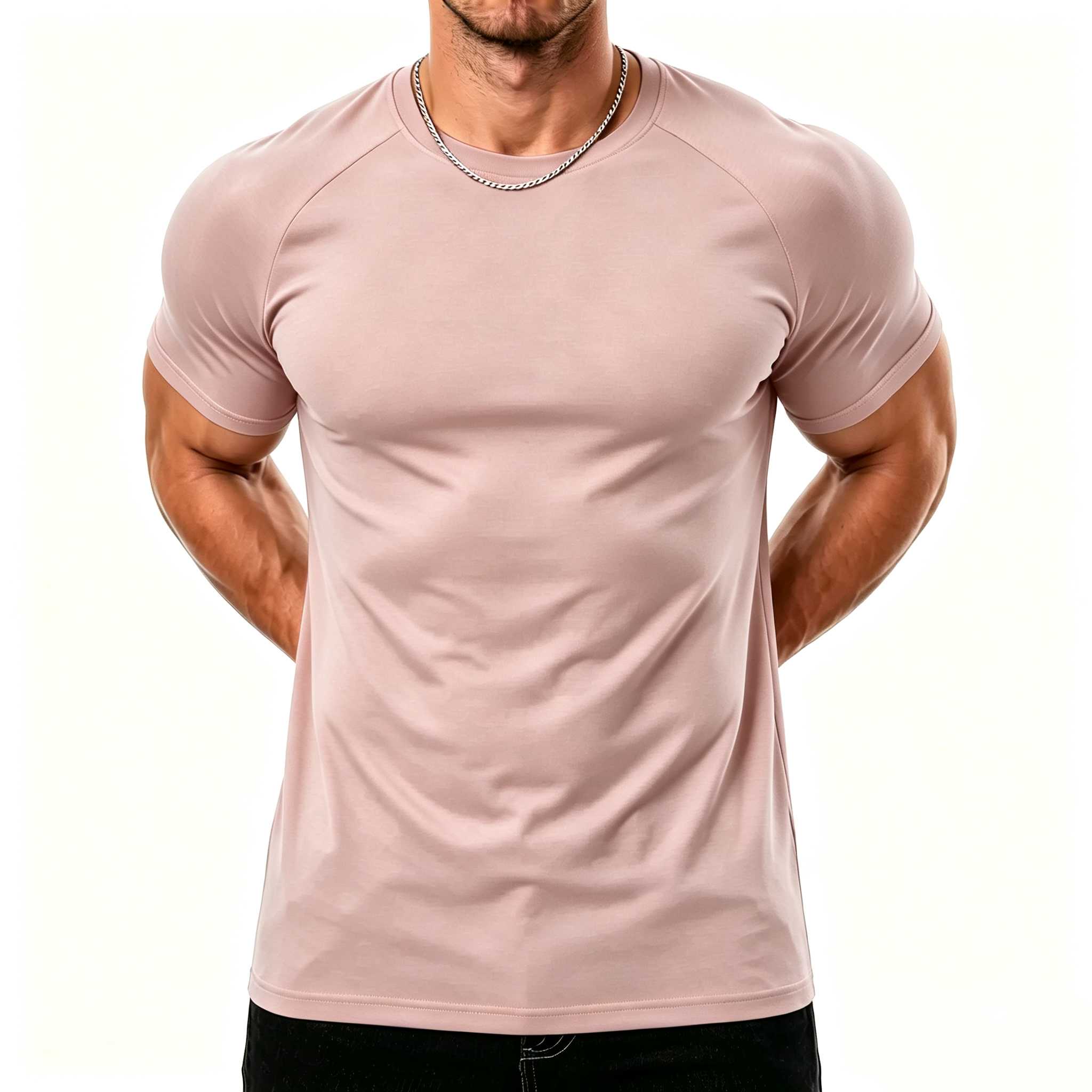 Men's Athletic Tapered Fit Raglan Sleeve Tee