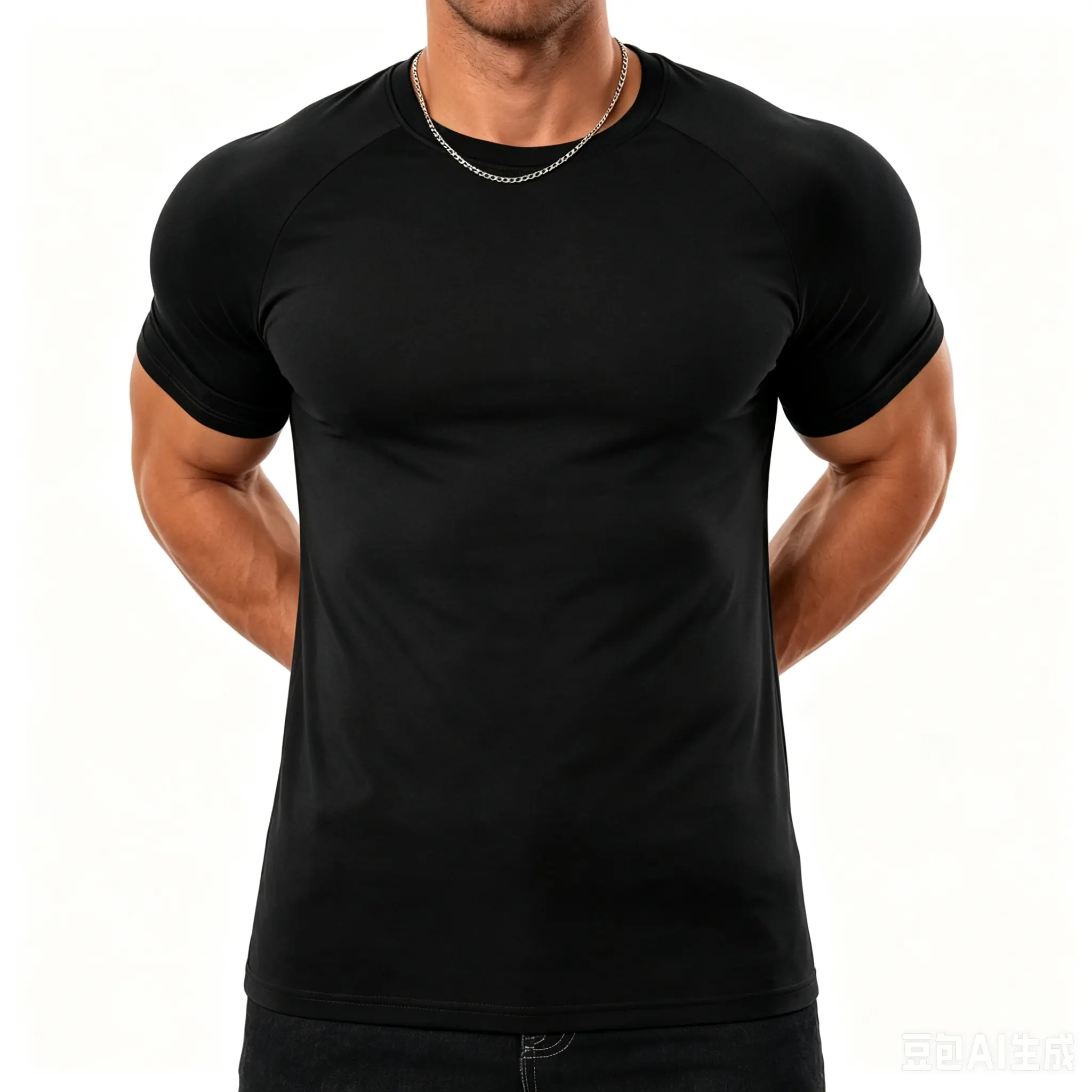 Men's Athletic Tapered Fit Raglan Sleeve Tee