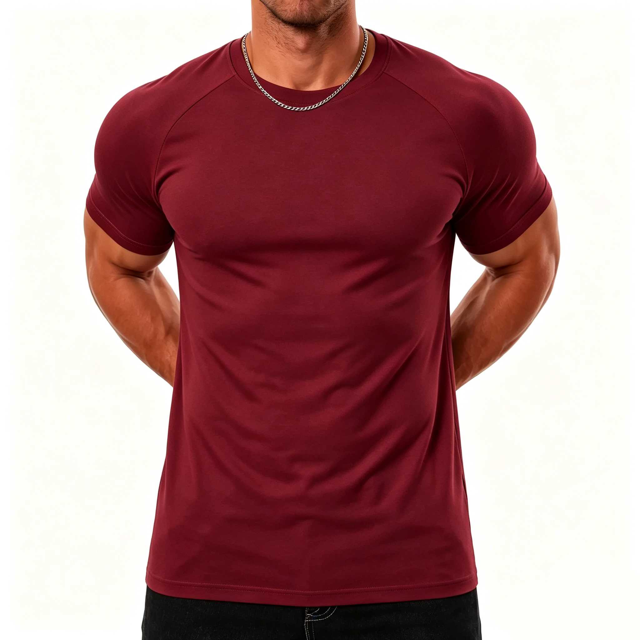 Men's Athletic Tapered Fit Raglan Sleeve Tee