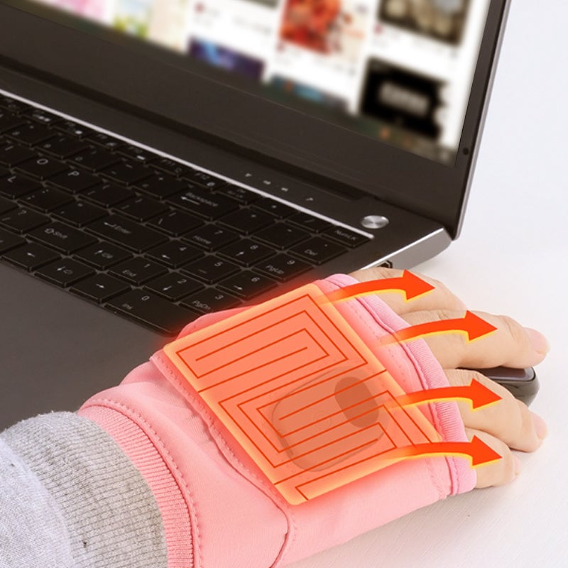 ✨Christmas Promotion✨Smart Thermostatic Heated Fingerless Gloves