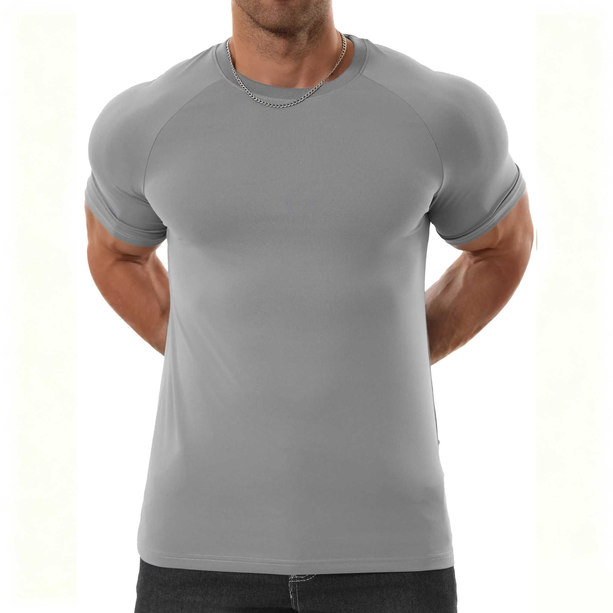 Men's Athletic Tapered Fit Raglan Sleeve Tee