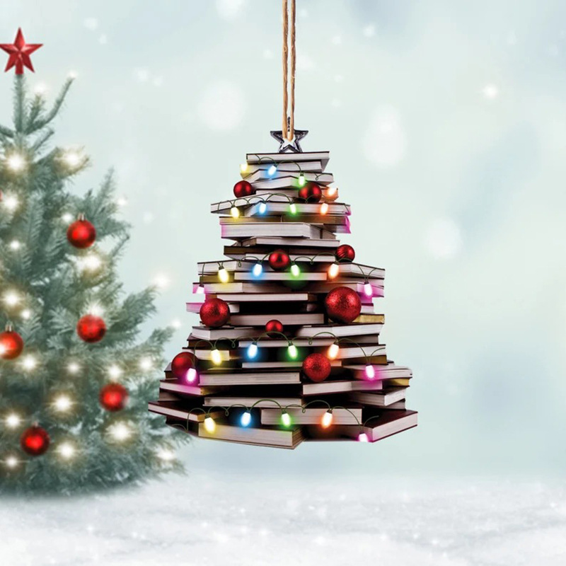 🔥Hot Sale 50% OFF-Book Christmas Tree Ornament🎄