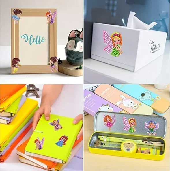 DIY Kids Cartoon Diamond Painting Stickers