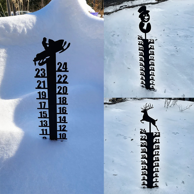 2023 Garden Iron Art Snow Gauge
