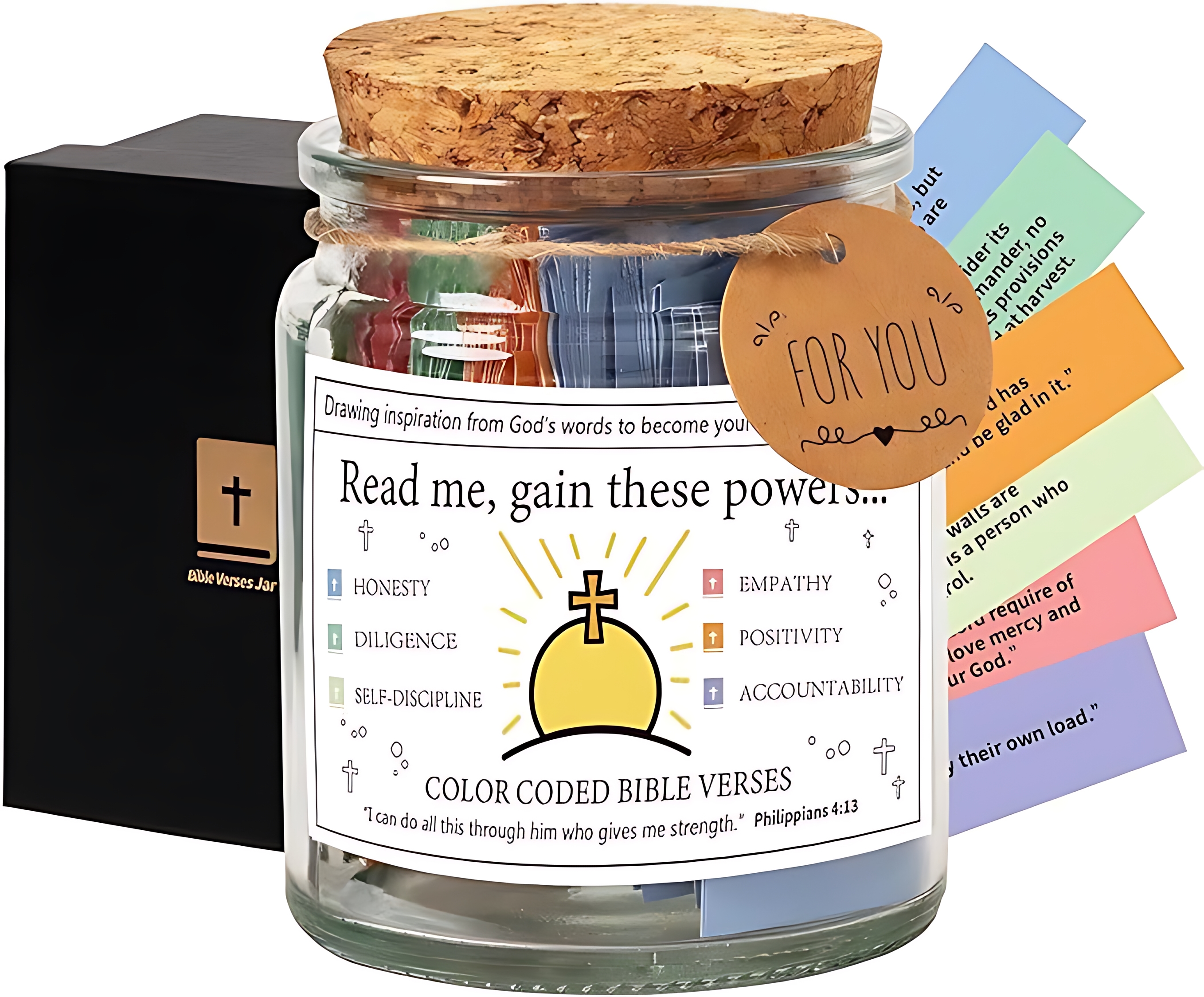 📚Inspire Bible Verses in a Jar❤