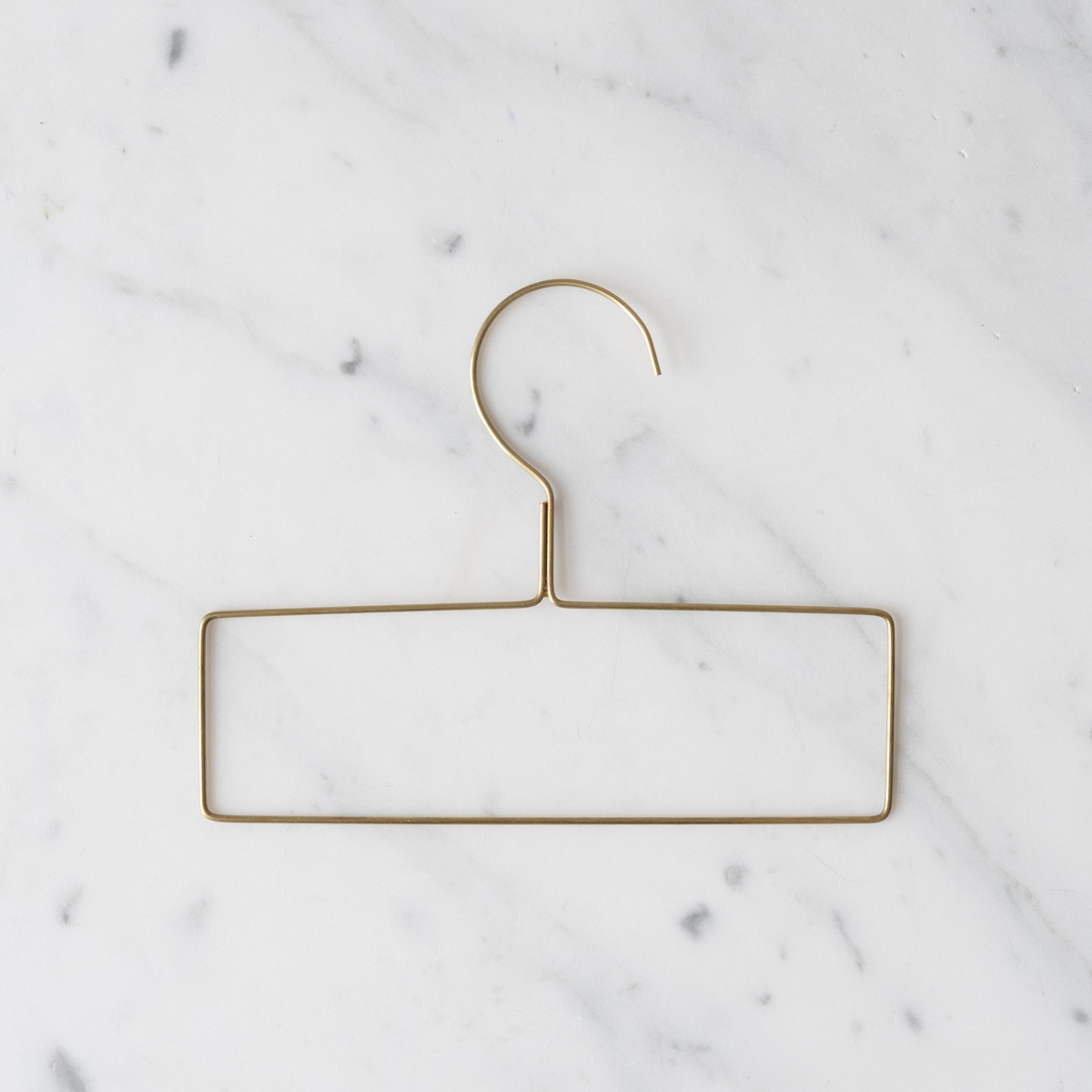 rectangular brass hanger