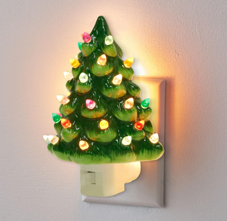 🎅Christmas 49%OFF - Christmas Ceramic Tree Night Light🎄